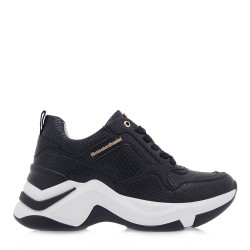 Sneakers Μαύρο Φίδι Λευκό