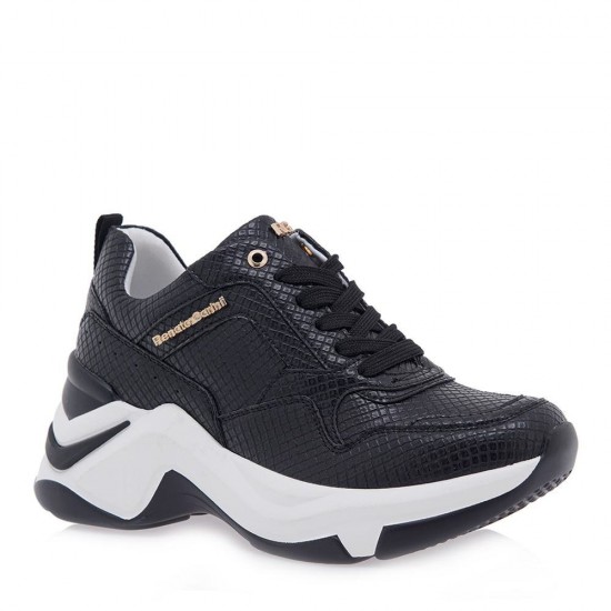 Sneakers Μαύρο Φίδι Λευκό Sneakers Μαύρο Φίδι Λευκό