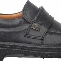 STYL BOXER Δερμάτινα Ανδρικά Μοκασίνια σε Μαύρο Χρώμα