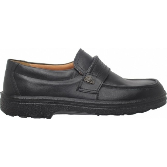 STYL BOXER Δερμάτινα Ανδρικά Μοκασίνια σε Μαύρο Χρώμα STYL BOXER Δερμάτινα Ανδρικά Μοκασίνια σε Μαύρο Χρώμα