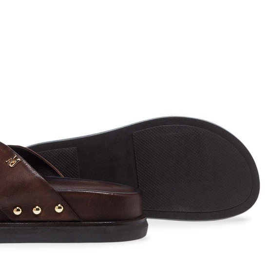 Γυναικεία Δερμάτινα Flatform Maison Minrelle