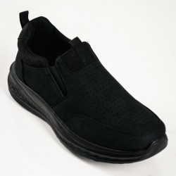 B-Soft μαύρα  casual παπούτσια χωρίς κορδόνια