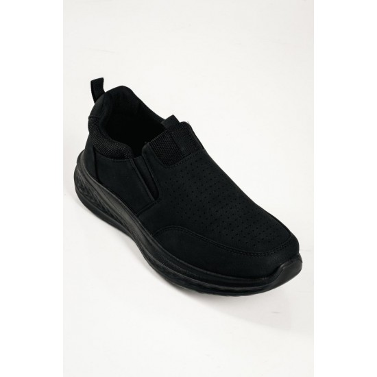B-Soft μαύρα casual παπούτσια χωρίς κορδόνια B-Soft μαύρα casual παπούτσια χωρίς κορδόνια